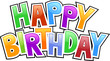 happy birthday graffiti