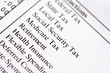 Macro of deductions on a paycheck.
