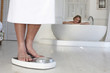 Foto: Beautiful woman in a bathroom Beautiful woman in a bathroom