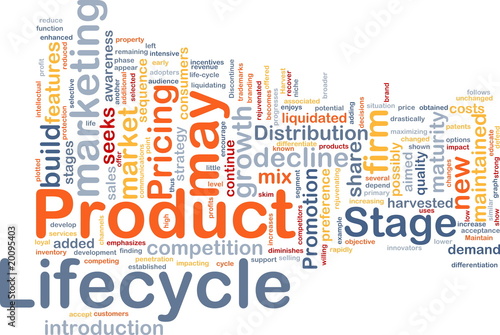 Illustration: Product lifecycle background concept Product lifecycle background concept