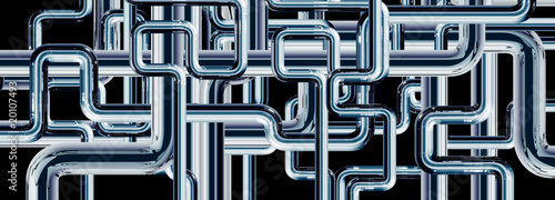 Illustration: Power plant piping Power plant piping