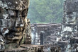 Faces of Bayon Temple - Angkor Thom, Angkor, Cambodia Faces of Bayon Temple - Angkor Thom, Angkor, Cambodia