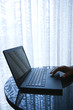 Laptop with Hand