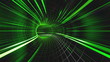 Abstract green tunnel background Abstract green tunnel background