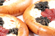 Cakes with poppyseed, curd and jam