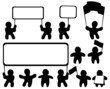 Set of figures of demonstrators