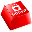 Notruf Medizinkoffer - Taste