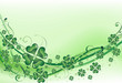 Green clover background Green clover background