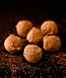 delicious chocolate truffles