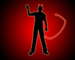 Silhouetted Devil