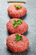 Hamburger patties