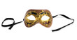 Gold Venetian Mask. Isolated over white background