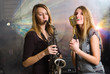 Women at concert