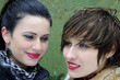 young people in winter