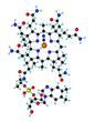 Molecule Vitamin B12 3D