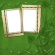 Design for St. Patrick's Day. Flower ornament.