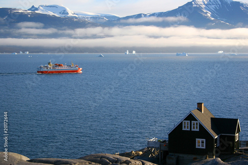 Photo: Uummannaq fjord, Greenland. Uummannaq fjord, Greenland.