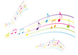 Noten bunt