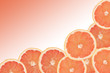 grapefruit background with gradient transition