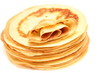 A stack of pancakes