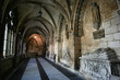 Abbey - mysterious cloisters of Burgos cathedral, Spain