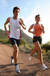 couple en plein jogging