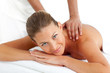 Portrait of woman having a massage