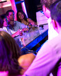 Young adults at a nightclub