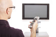 Mann vor TV