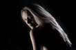 portrait of a beautiful blonde woman