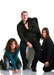 Photo: one man, two girls one man, two girls