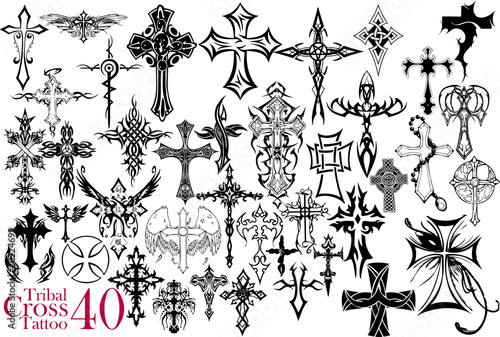 Tribal Cross Tattoos on Tribal Cross Tattoo Design    Gokychan  20224699   Portfolio Ansehen