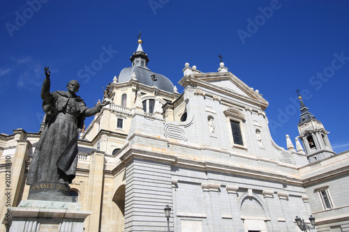 Madrid - famous Almudena Cathedral Madrid - famous Almudena Cathedral