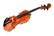 Vintage Violin Over White Background