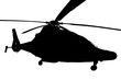 Silhouete d'hélico