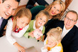 Family with consultant - finance and insurance