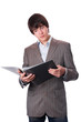 Foto: Surprised student or young businessman Surprised student or young businessman