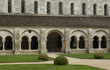 France, Bourgogne, cloître de l’abbaye de Fontenay