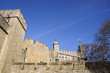 Tower of London by the River Thames in London