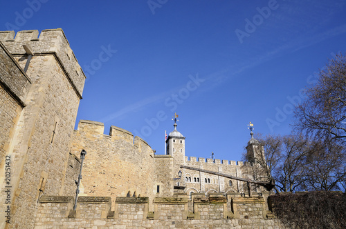 Photo: Tower of London by the River Thames in London Tower of London by the River Thames in London