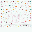 Background with hearts