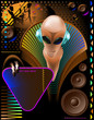 Alien design club flyer Alien design club flyer