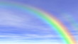 Rainbow  in the sky (seamless loop) HD 1080p
