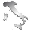 Vektor: Italien Karte 3D Italien Karte 3D