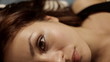 Video: close up of the face of a beautiful young woman close up of the face of a beautiful young woman