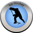 Vektor: winter game button ice hockey winter game button ice hockey