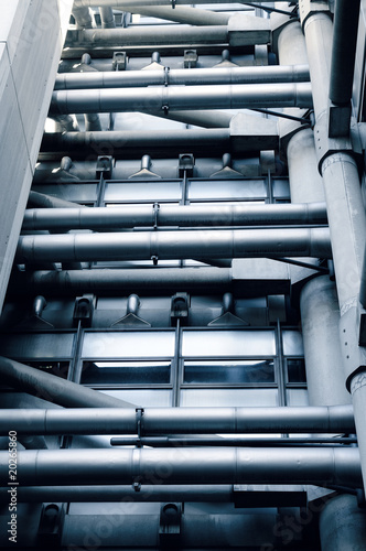 Photo: Industrial exterior pipes Industrial exterior pipes