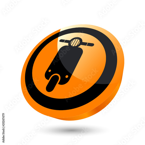 roller motorroller verkehr icon zeichen