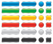 Beautiful shiny vector buttons.