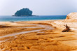Foggy tropical beach. Tioman island. Malaysia